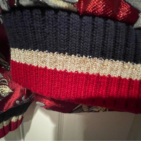 Roman USA MAROON BROCADE PRINT STRETCHED CUFF BLAZER (NWT) Size 6 - Picture 9 of 12